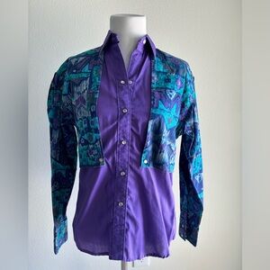Tru West Rockmount Ranch Wear Woman’s Button Up Size Small